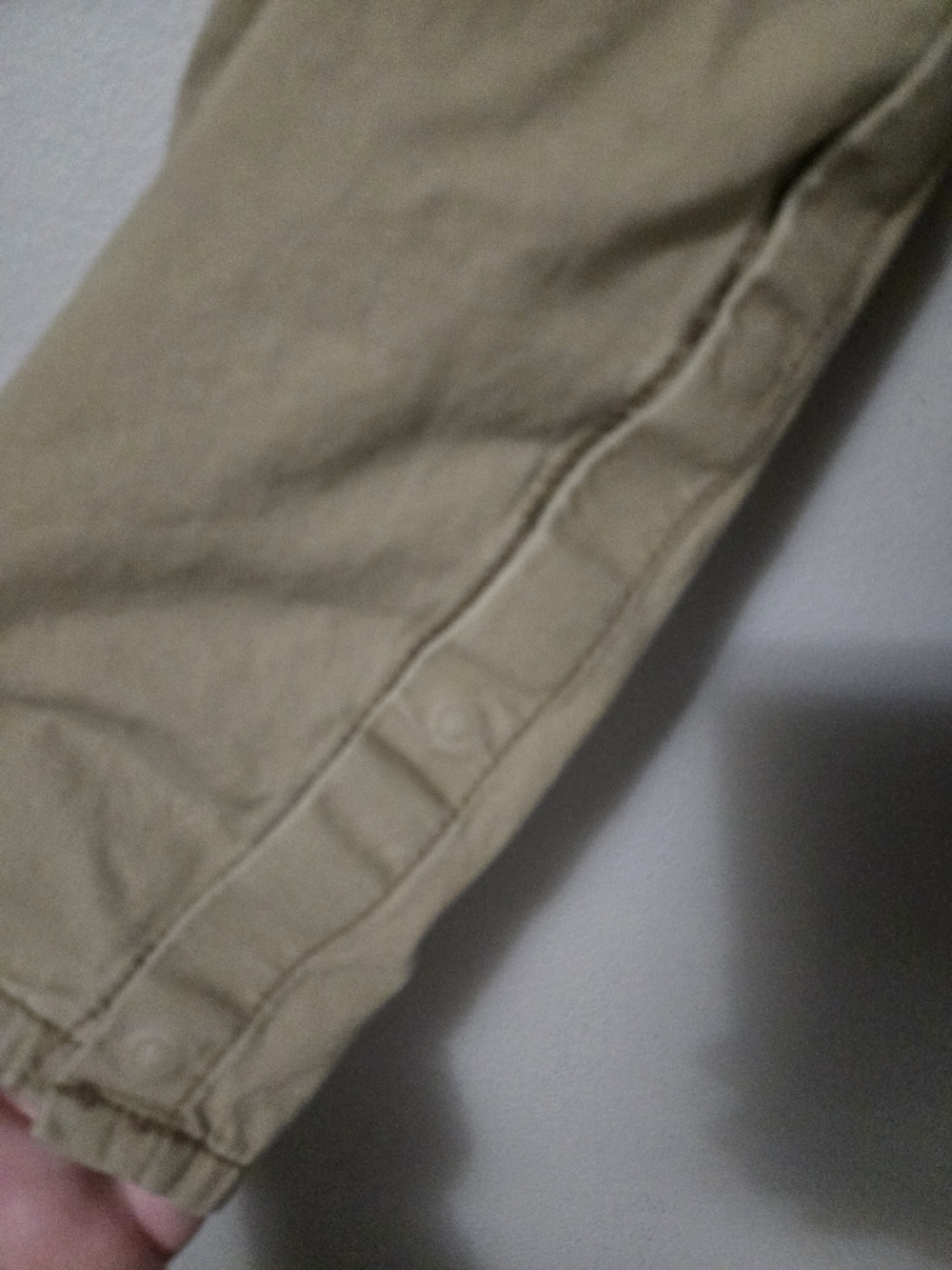OshKosh B'gosh Toddler Tan Overalls - Picture 6 of 9